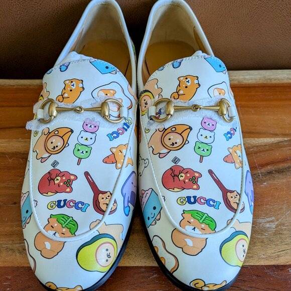 NWT: Pikarar x Gucci Wmns Jordaan Loafer 'Animal Print' Size 40 - Picture 4 of 7